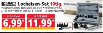 Norma Kraft Werkzeuge Locheisen Set 10tlg. Angebot