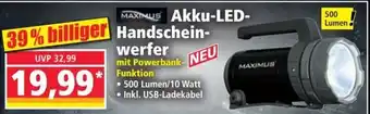 Norma Maximus Akku LED Handscheinwerfer Angebot