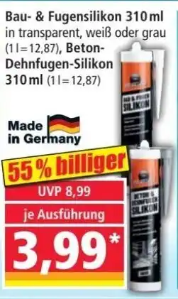 Norma Mr. Helper Bau & Fugensilikon 310 ml Angebot