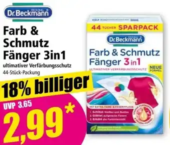 Norma Dr. Beckmann Farb & Schmutz Fänger 3in1 Angebot