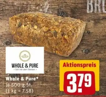 REWE PETZ Whole & Pure 500g Angebot