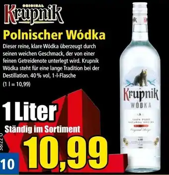 Norma Krupnik Polnischer Wodka 1 L Flasche Angebot