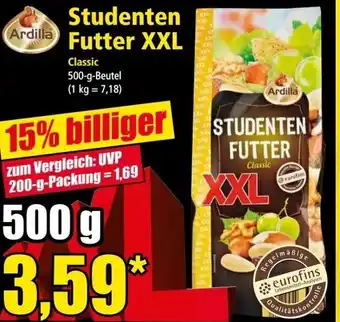 Norma Ardilla Studenten Futter XXL 500 g Beutel Angebot