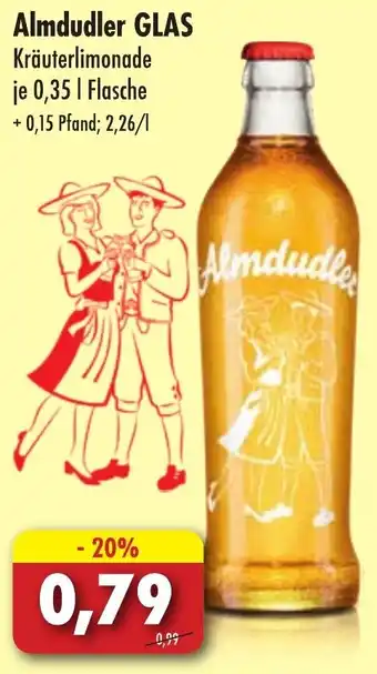 Lösch Depot Almdudler Glas Kräuterlimonade 0,35 L Flasche Angebot