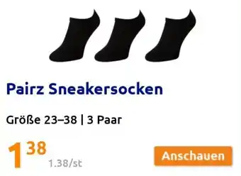 Action Pairz Sneakersocken Größe 23-38 | 3 Paar Angebot