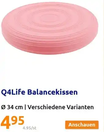 Action Q4Life Balancekissen ø 34 cm Angebot