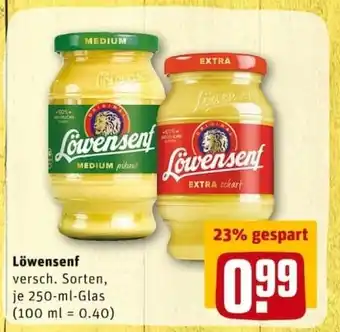 REWE PETZ Löwensenf 250ml Angebot