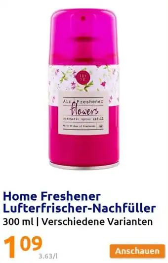 Action Home Freshener Lufterfrischer Nachfüller 300 ml Angebot