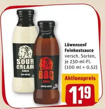 REWE PETZ Löwensenf Feinkostsauce 230ml Angebot