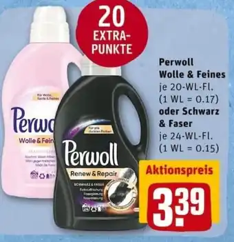 REWE PETZ Perwoll Wolle & Feines oder Schwarz & Faser Angebot