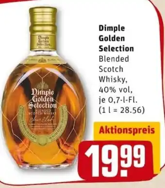 REWE PETZ Dimple Golden Selection 0,7L Angebot