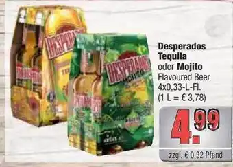 alldrink Desperados tequila oder mojito Angebot