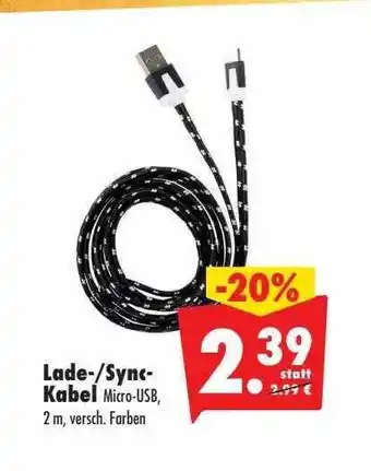 Mäc Geiz Lade-sync-kabel Angebot