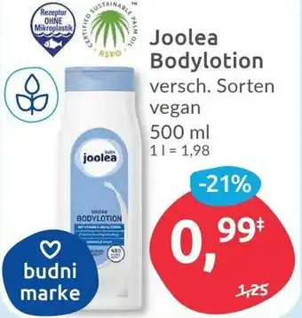 Budni Joolea Bodylotion 500 ml Angebot