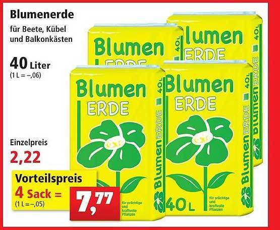 Blumenerde Angebot bei Thomas Philipps