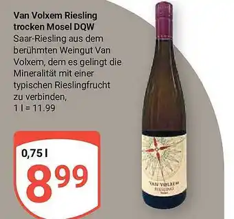 Globus Van volxem riesling trocken mosel dqw Angebot