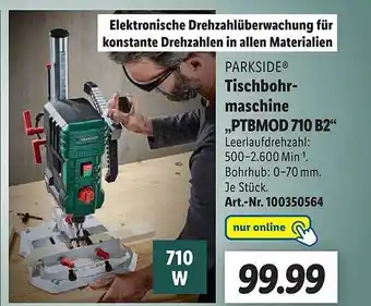 Lidl Parkside tischbohrmaschine ptbmod710b2 Angebot