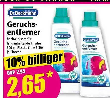 Dr beckmann geruchsentferner Angebot bei Norma