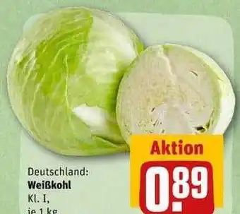 REWE Weißkohl Angebot