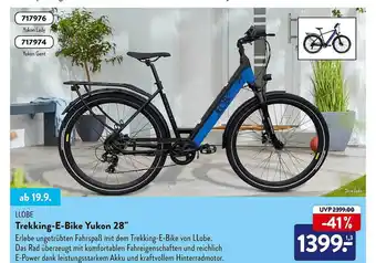 Aldi Süd Llobe trekking-e-bike yukon 28 Angebot