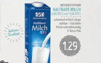 Edeka Struve Weihenstephan haltbare milch Angebot