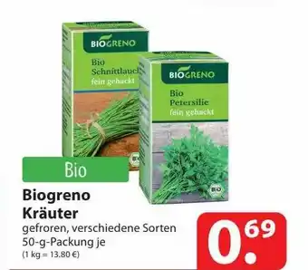 Famila Nord Ost Biogreno kräuter Angebot