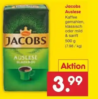 Netto Marken-Discount Jacobs Auslese 500g Angebot