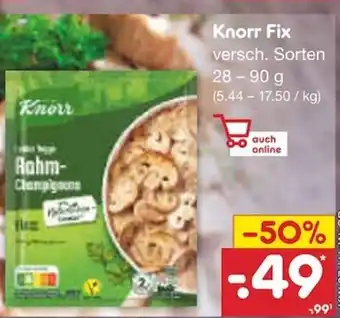 Netto Marken-Discount Knorr Fix 28-90g Angebot