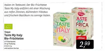 KONSUM Teaya taste my italy bio-früchtetee Angebot