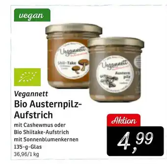 KONSUM Vegannett bio austernpilz aufstrich Angebot