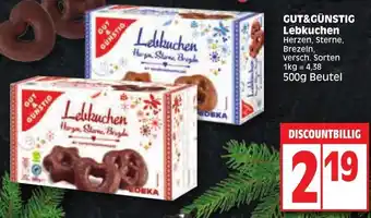 Edeka Gut & Günstig Lebkuchen 500g Beutel Angebot