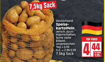 Edeka Speisekartoffeln 7,5kg Sack Angebot