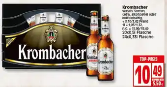 Elli Markt Krombacher Pils 20x0,5 L Flasche Angebot