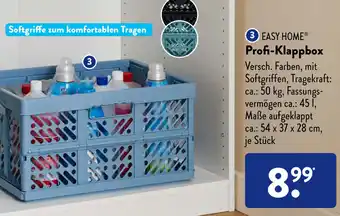 Aldi Süd Easy Home Profi Klappbox Angebot