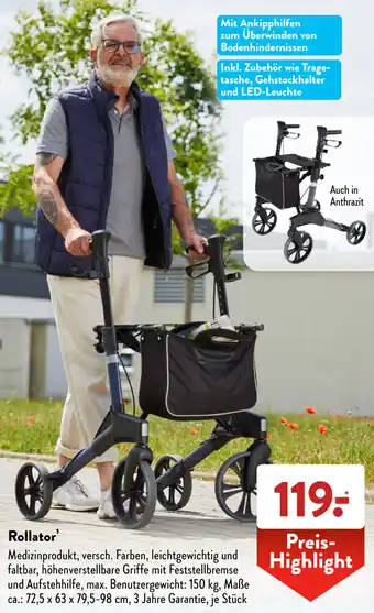 Aldi Süd Rollator Angebot