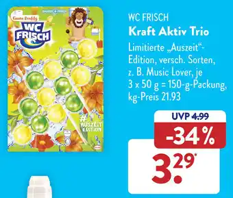 Aldi Süd WC Frisch Kraft Aktiv Trio 150 g Packung Angebot