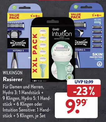 Aldi Süd Wilkinson Rasierer Angebot