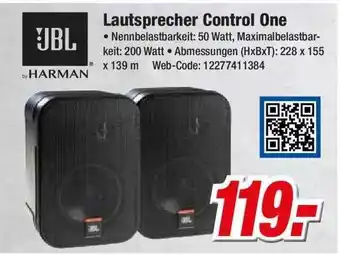 Expert Klein Lautsprecher control one jbl Angebot