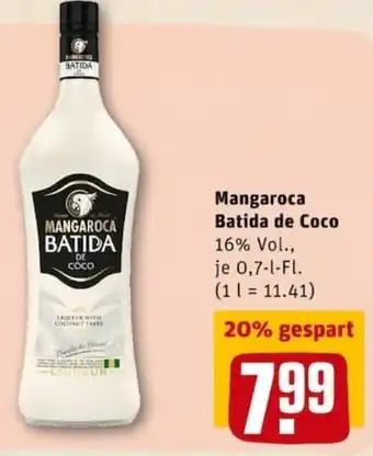 REWE City Mangaroca Batida de Coco 0,7L Angebot