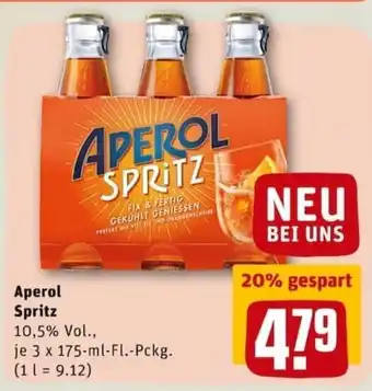 REWE City Aperol Spritz 3x175ml Angebot