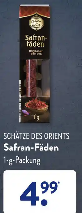 Aldi Süd Schätze Des Orients Safran Fäden 1 g Packung Angebot