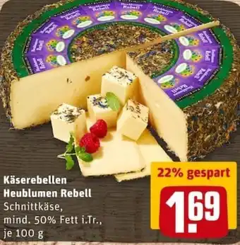 REWE City Käserebellen Heublumen Rebell 100g Angebot