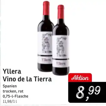 KONSUM Yllera Vino de la Tierra 0,75 L Flasche Angebot