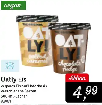 KONSUM Oatly Eis 500 ml Becher Angebot