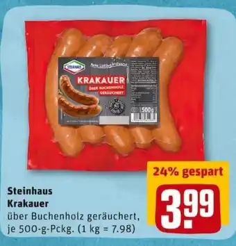 REWE City Steinhaus Krakauer 500g Angebot