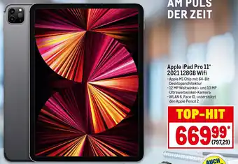 METRO Apple iPad Pro 11" 2021 128GB Wifi Angebot