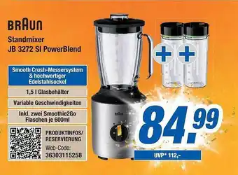 Expert Bening Braun standmixer jb 3272 sl powerblend Angebot