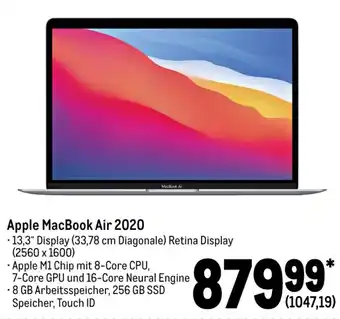 METRO Apple MacBook Air 2020 Angebot