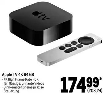 METRO Apple TV 4K 64 GB Angebot