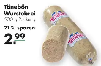 Handelshof Tönebön Wurstebrei 500 g Packung Angebot